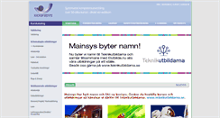 Desktop Screenshot of mainsys.se