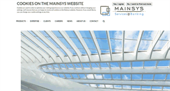 Desktop Screenshot of mainsys.be