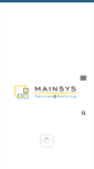 Mobile Screenshot of mainsys.be